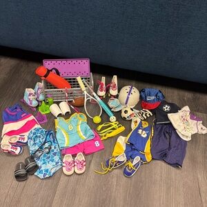 American Girl Doll Sports Set